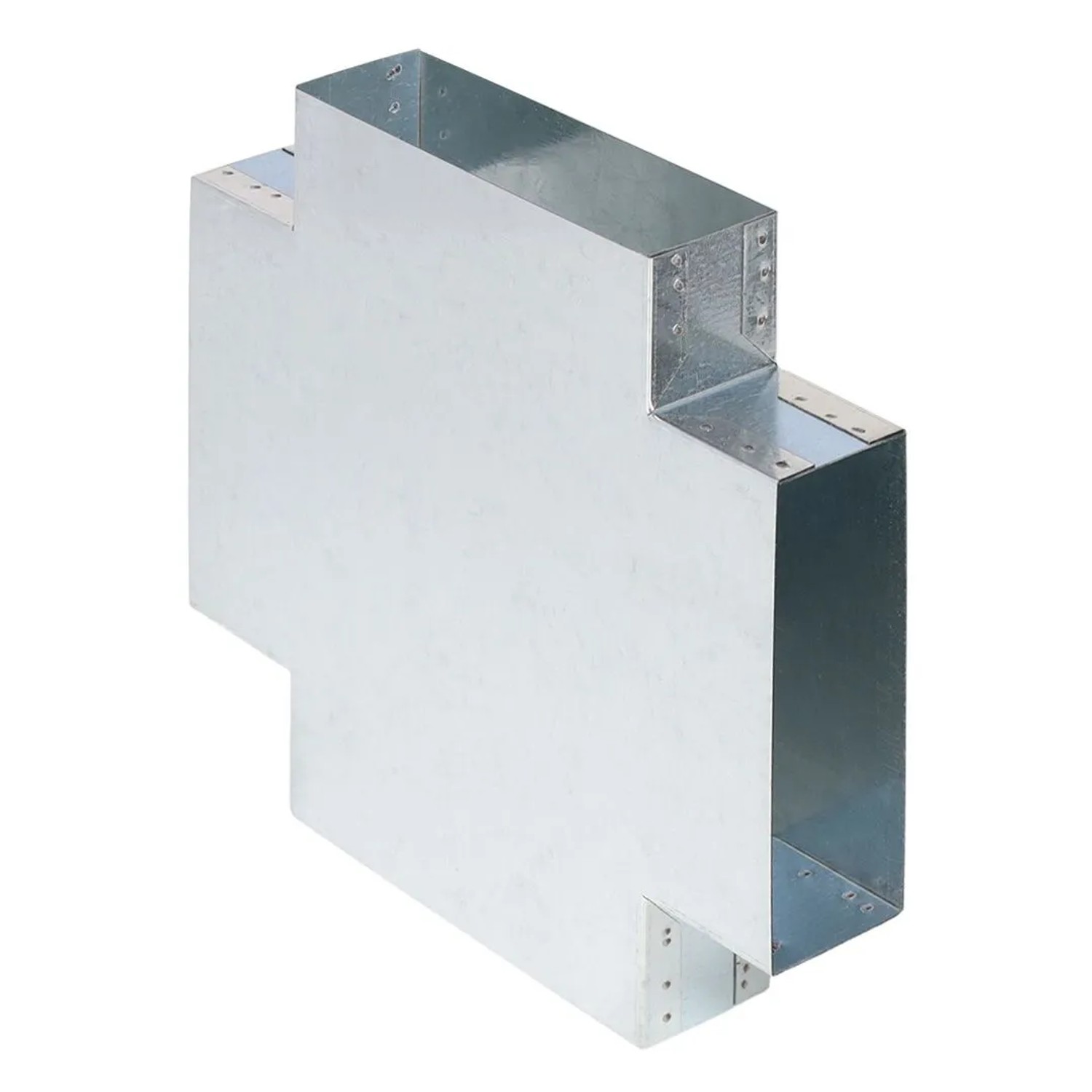Subtiel Flachkanal Doppel-T-Stück 90° 150 x 50 mm