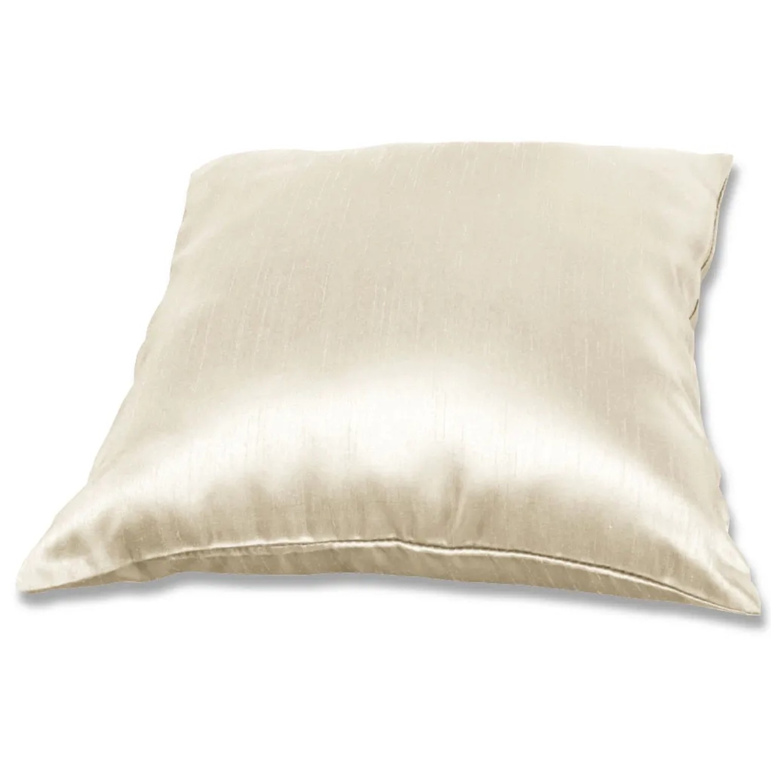 Beige Arsvita Kissenhülle Alessia 40x40 cm mit Füllkissen für Sitzkissen & Gartenstuhlauflagen.