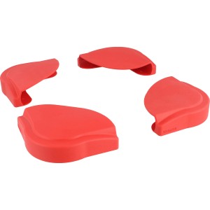Wagner Kantenschutz Protector, 4er Set, rot, für Transporthilfen mit abgerundeten Kanten.
