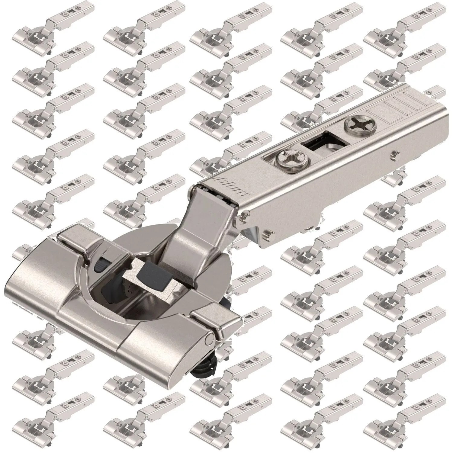 vasalat Set Blum Clip Top Blumotion Inserta Topfscharnier 110 Grad mit Feder 50 Stück