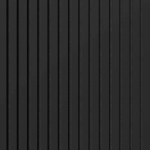 Schwarzes Akustikpaneel-Muster mit folierter Oberfläche und Filz für Wand- und Deckenverkleidung.