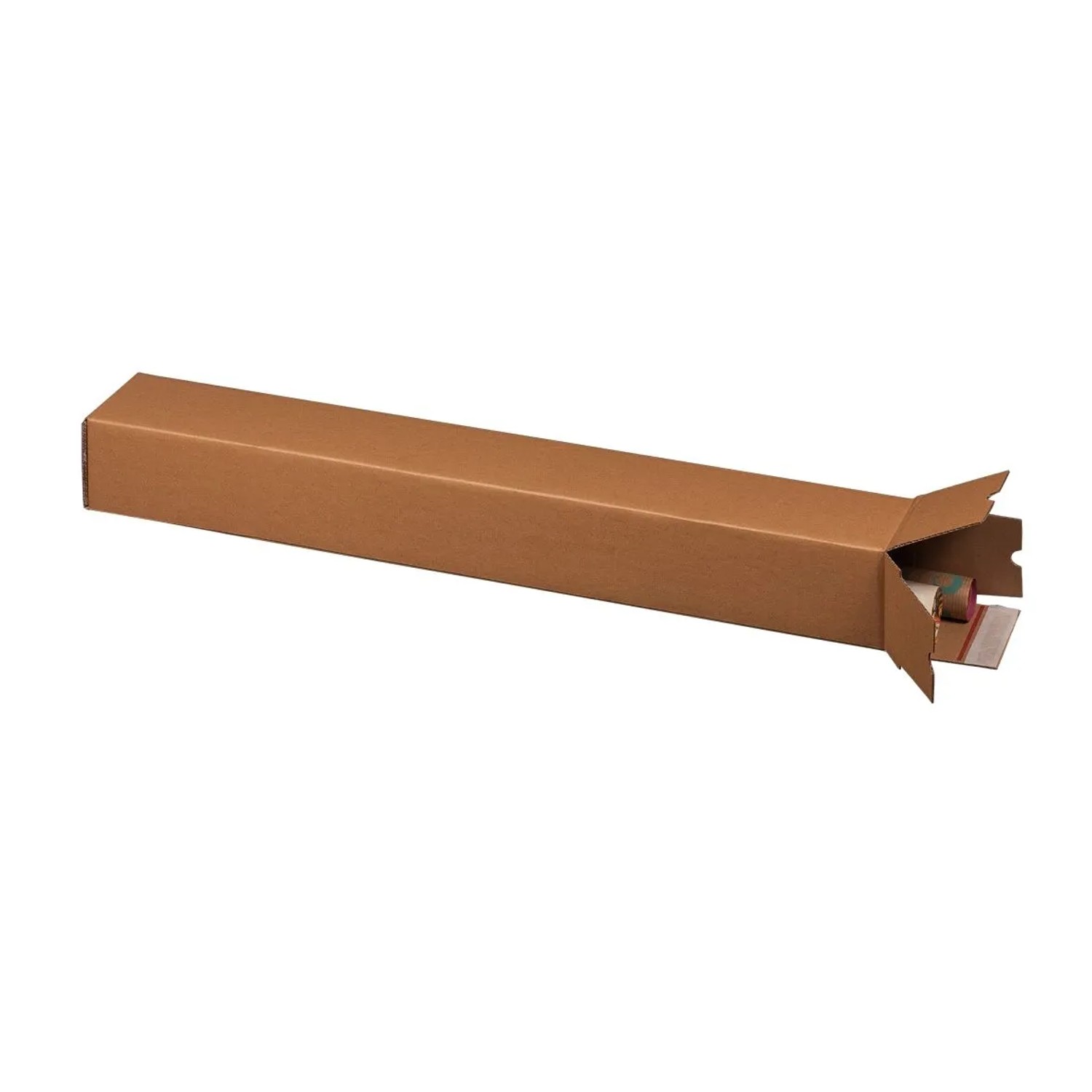 PROREGAL Mega Deal 80x Plan-Box DIN A0 LxBxH 860x105x105mm Verlängerbar mit Teleskophülle mit Doppelter Selbstklebeverschluss & Aufreißfaden Braun