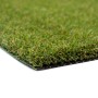 Detailaufnahme: Primaflor Kunstrasen Rio mit braunem Untergras, 37mm hoch, für Garten und Balkon.