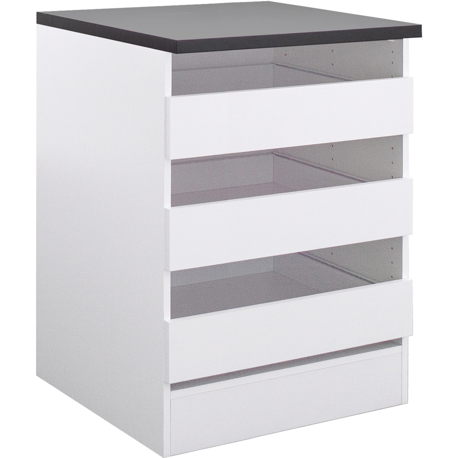 Optifit Unterschrankregal Salo214 60 cm x 84,8 cm x 60 cm Weiß