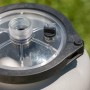 Detailaufnahme: Gre Pool-Filter mit Aqualoon, Durchfluss 3,8 m³/h. Filteranlage für Pools.