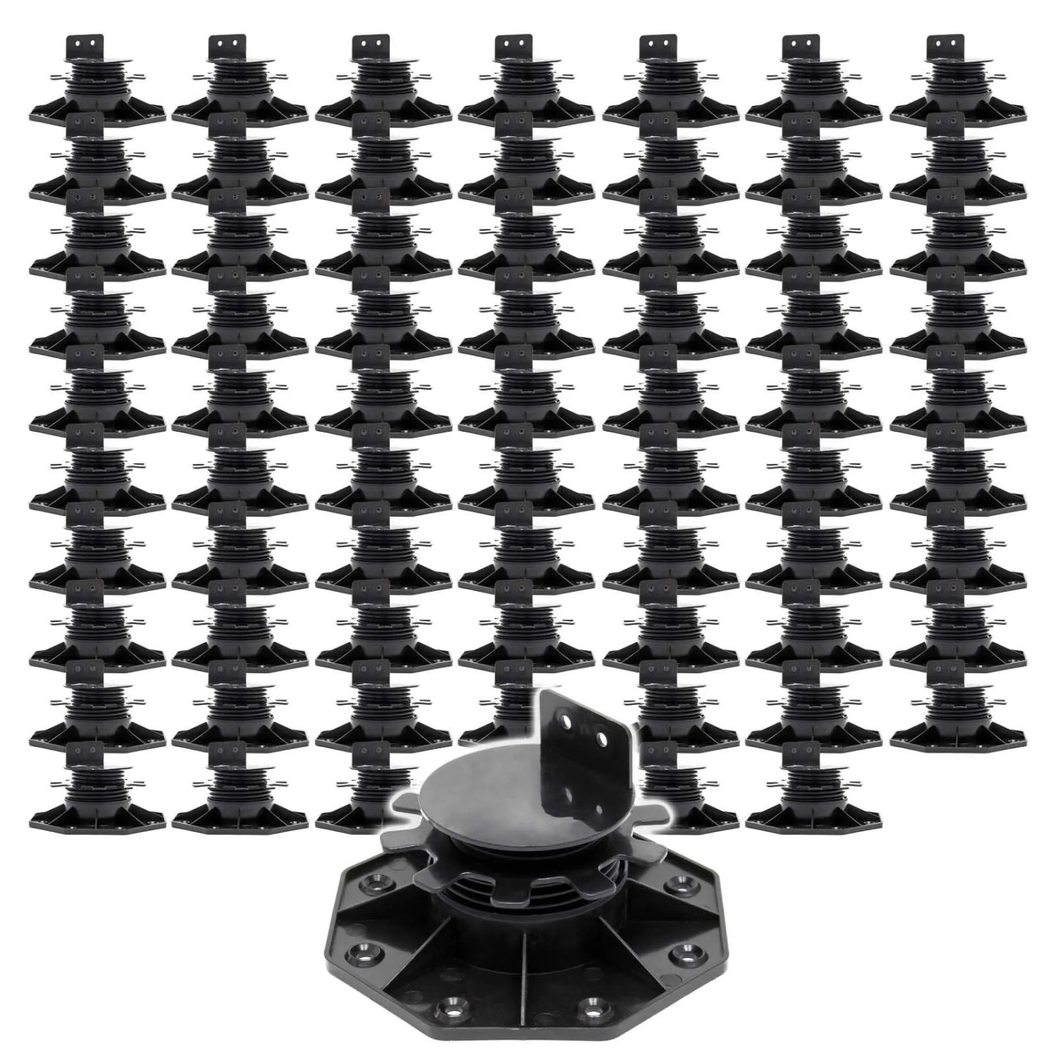 Xpotool Set 70X Stelzlager Terrassen 2700Kg 33-64Mm Stellfüße Höhenverstellbar