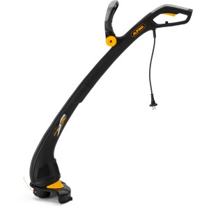 Alpina Elektro-Trimmer ATR 350 E, Rasentrimmer in Schwarz/Gelb mit Doppelfadenspule.