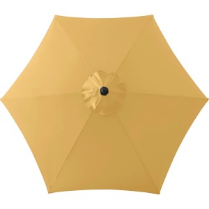Gelbe Bespannung für Honolulu Marktschirm, Ø 300 cm, aus wasserabweisendem Polyester.