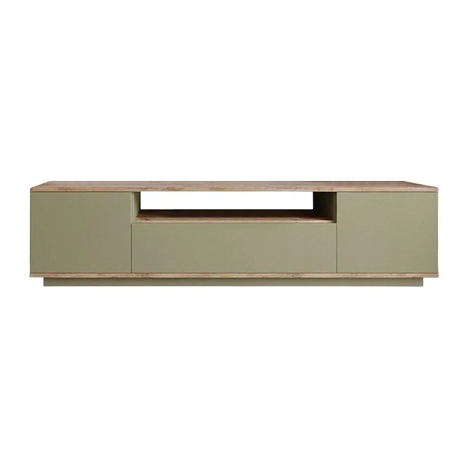 Vente-unique Tv-Board Lotula Grün  Naturfarben Hell 180 cm