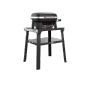 Weber Lumin Compact Elektrogrill mit Stand, schwarz. Kompakter Grill für Balkon und Terrasse.