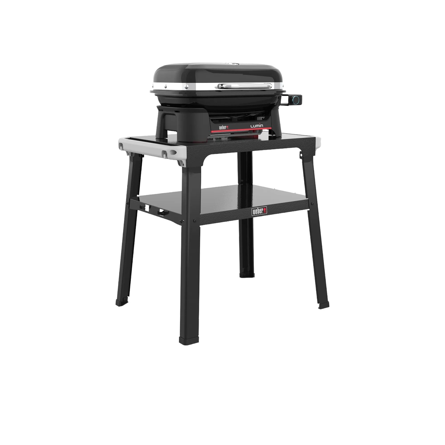 Weber Elektrogrill Lumin Compact mit Stand Schwarz