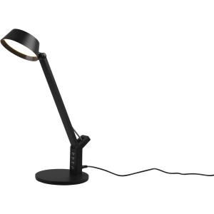 Schwarze Trio LED-Tischleuchte Ava mit USB-Anschluss für Büro & Schreibtisch.