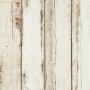 AS-Creation Vliestapete Elements in Creme-Braun mit Holzoptik und leichter Struktur.