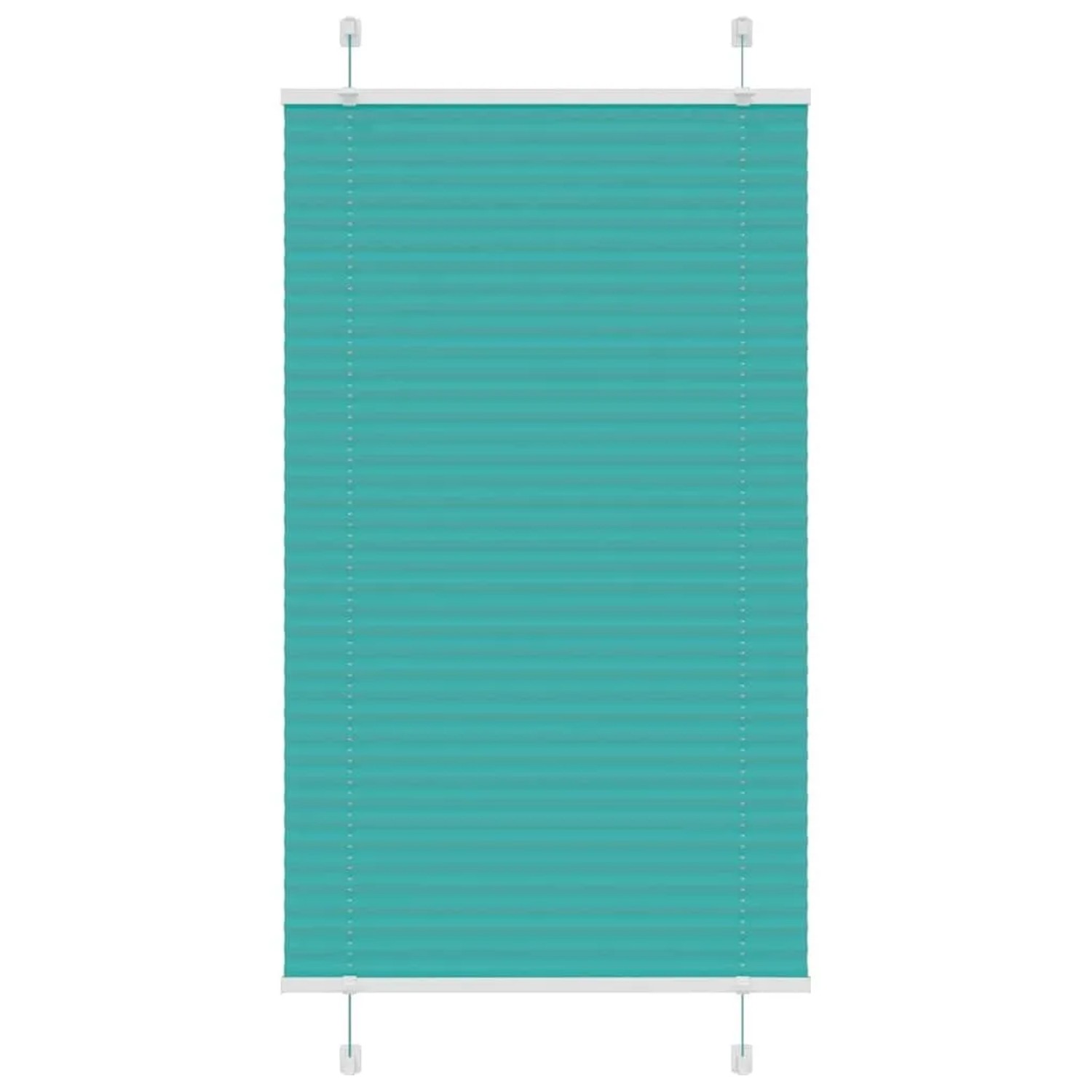 vidaXL Plissee Petrolgrün 80x150 cm Stoffbreite 79,4 cm Polyester 4015394 günstig online kaufen