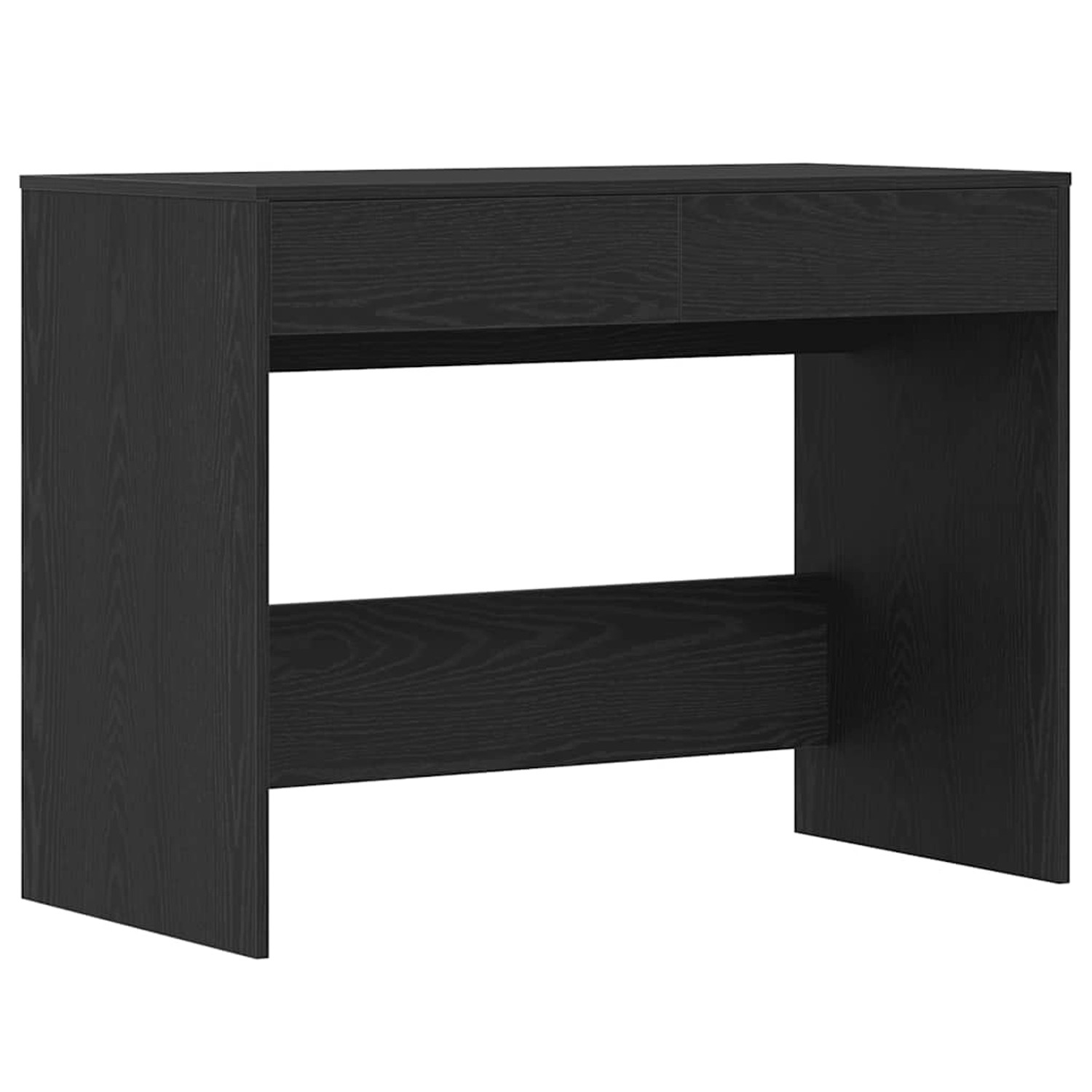 vidaXL Schreibtisch Schwarz Eichen-Optik 101x50x76,5 cm Holzwerkstoff 86208 günstig online kaufen