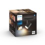 Verpackung des schwarzen Philips Hue LED-Spot Runner, 1-flammig, White Ambiance.