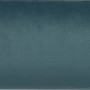 Wandkissen Diamant links, 30x15 cm, Petrol Samt, zur Wandgestaltung.