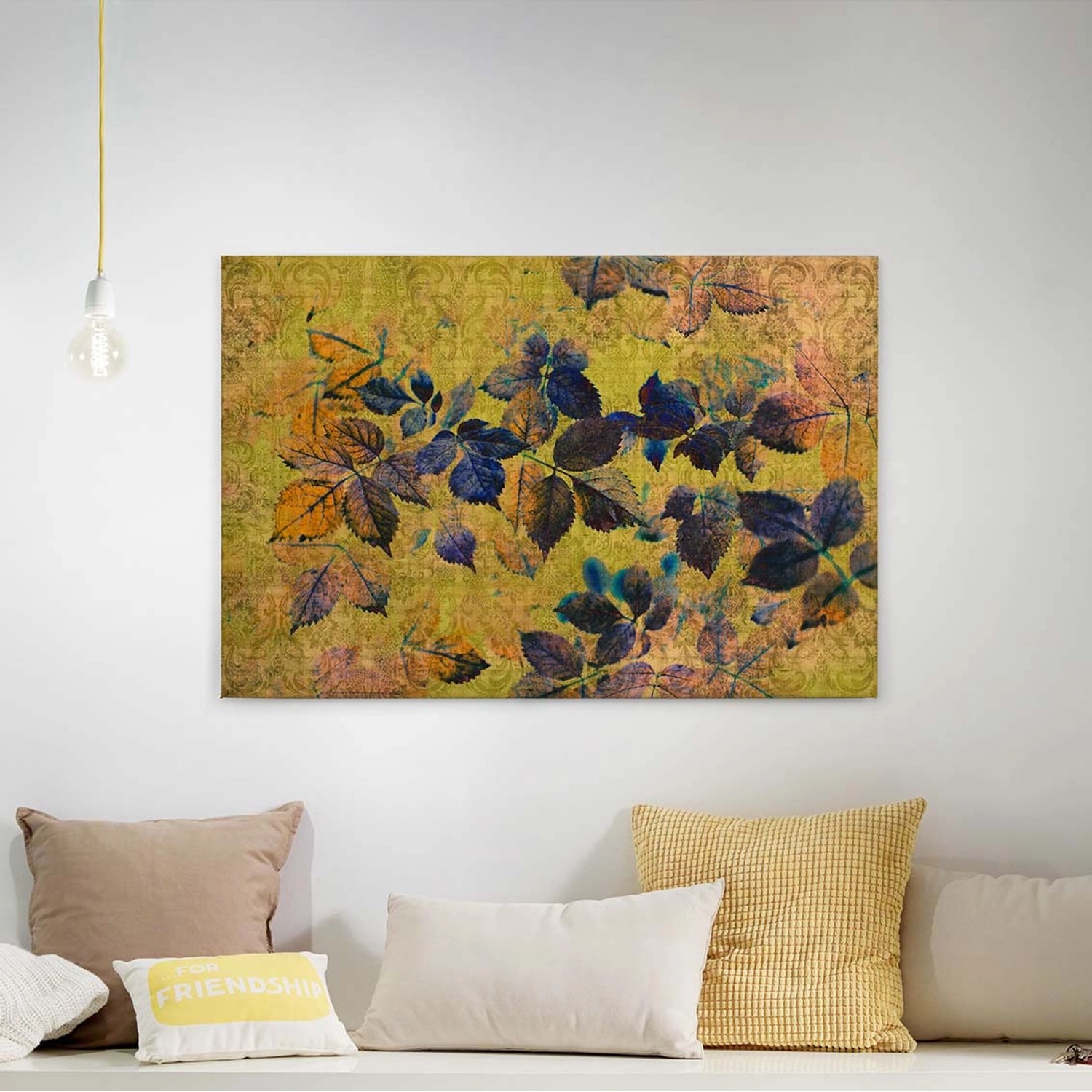 A.S. Création Leinwandbild "indian summer", Kunst-Blumen-Kinder, (1 St.), K günstig online kaufen