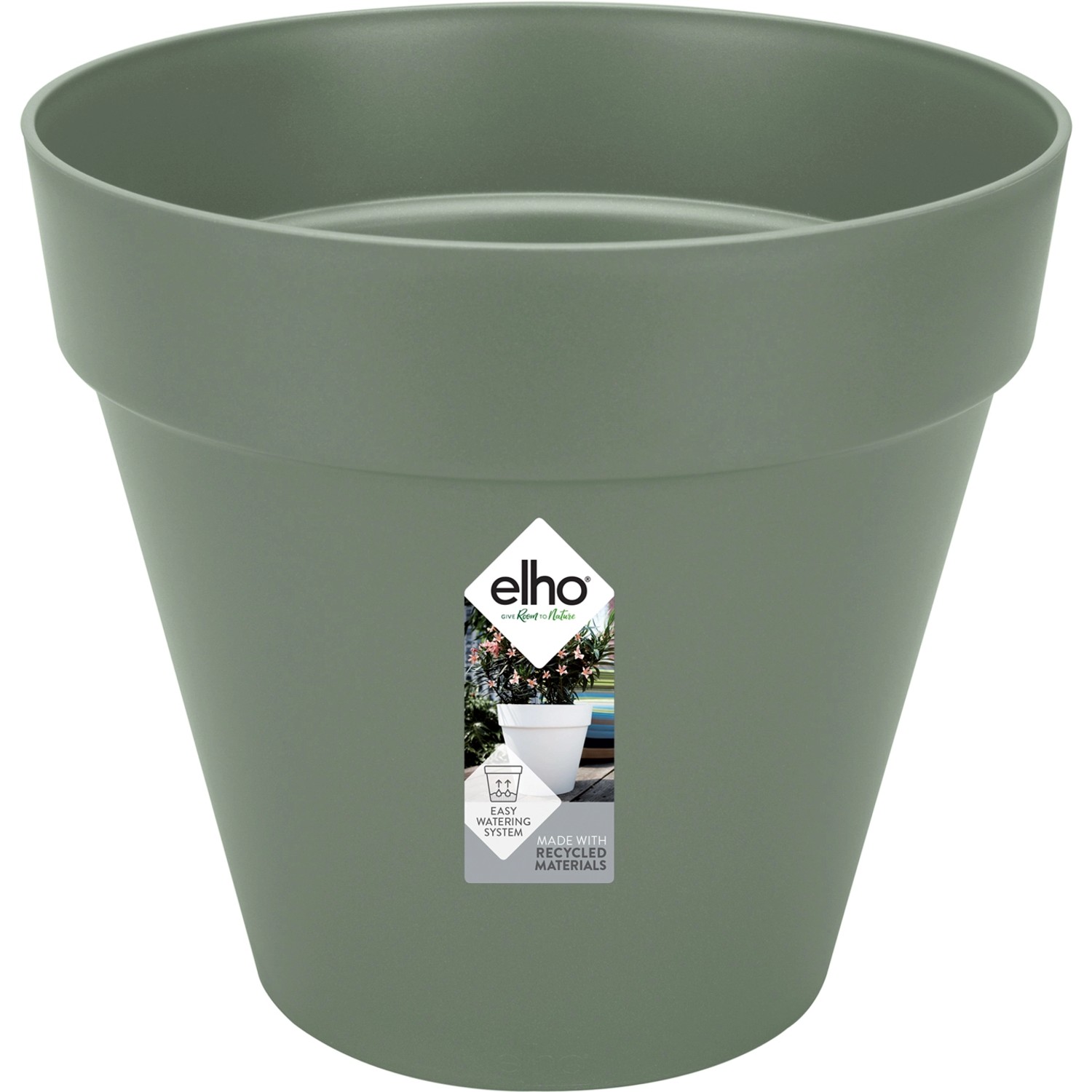 Elho Blumentopf Loft  Ø 25 cm Pistaziengrün