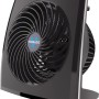 Schwarzer Vornado 573 Tischventilator für eine angenehme Luftzirkulation im Raum.