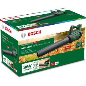 Bosch Akku-Laubbläser AdvancedLeafblower 36V-750 Solo im Karton.