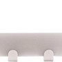 Siro Türgarderobe mit 4 Haken, Metall Nickel Matt, Länge 255 mm.