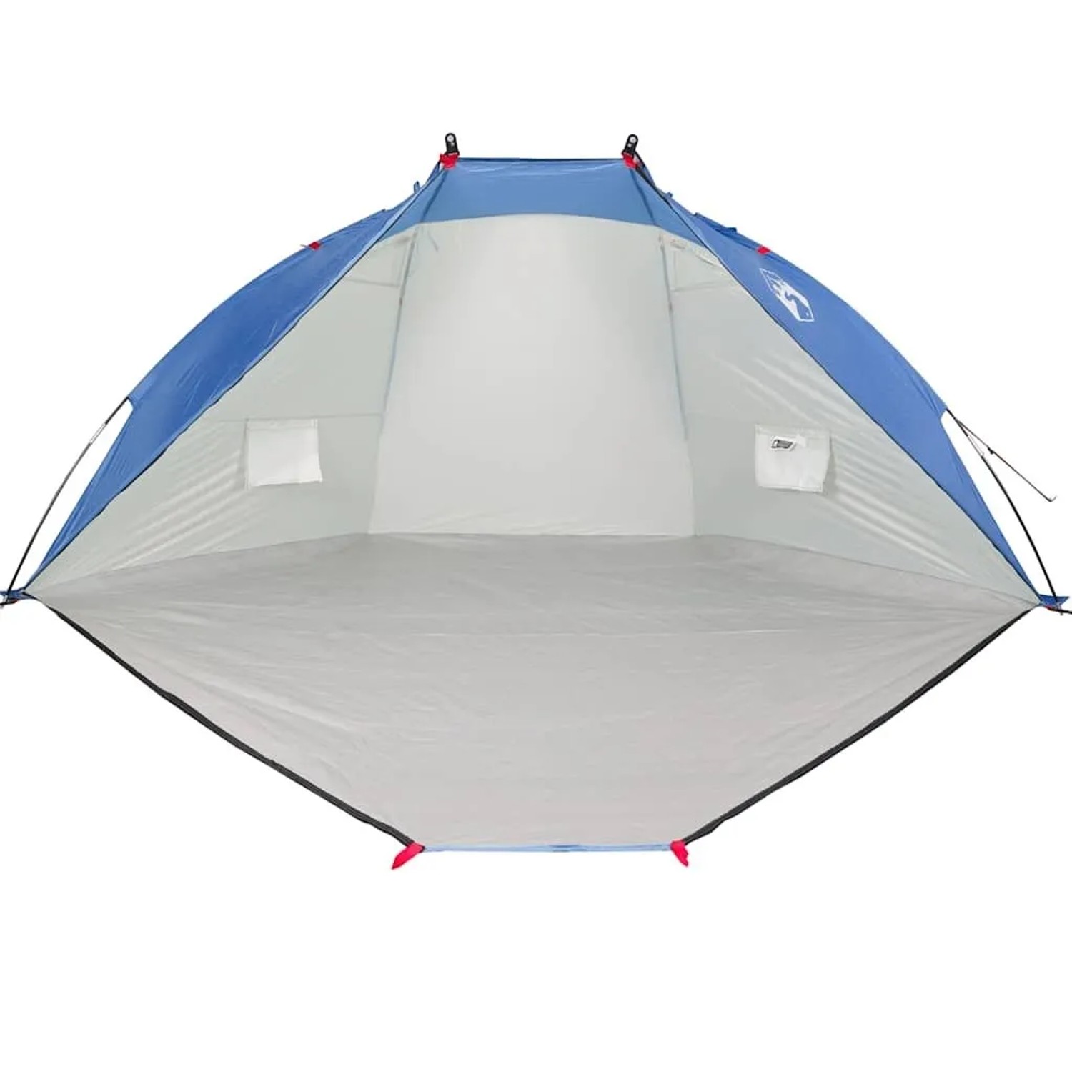 vidaXL Strandzelt Azurblau 268x223x125 cm 185T Polyester 94406_7