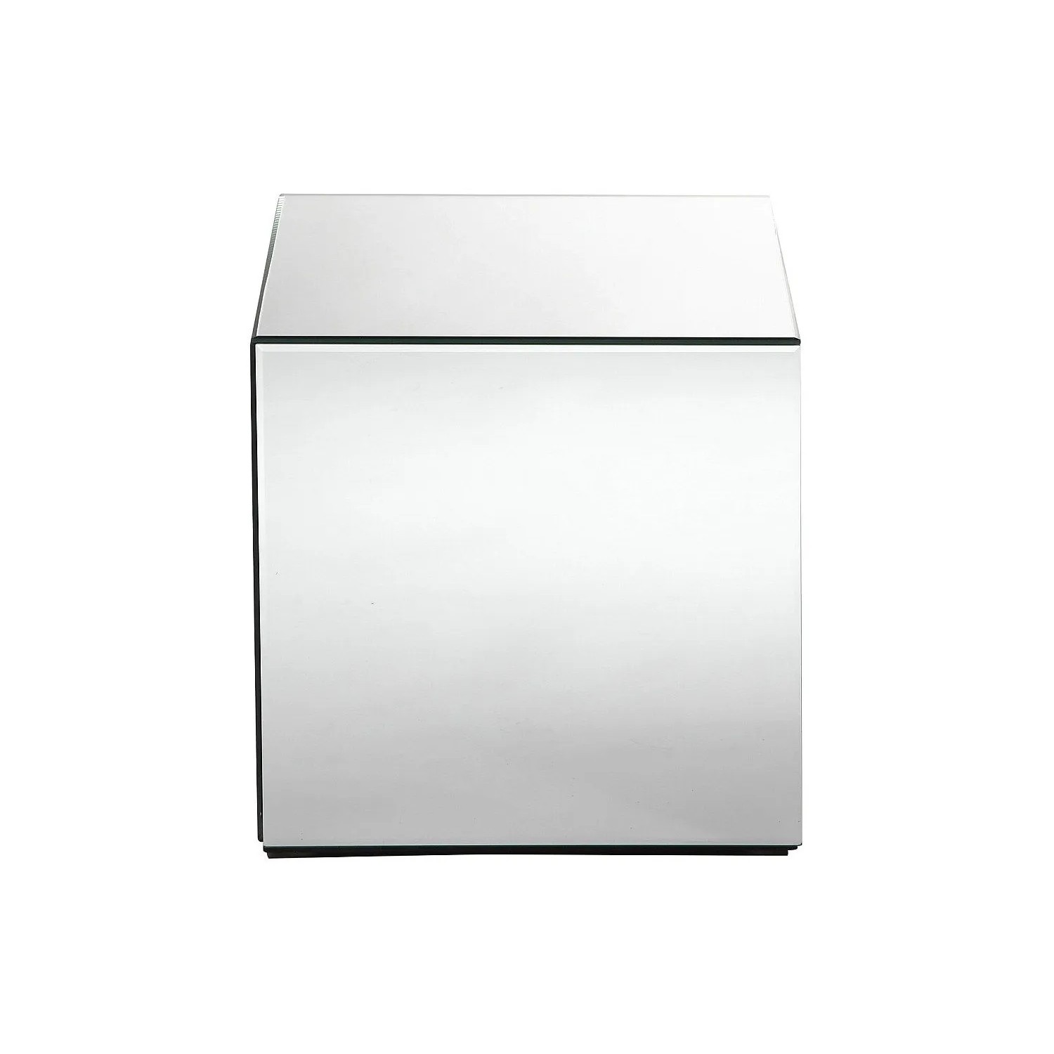 Vente-unique Beistelltisch Cubix Silberfarben 35 cm