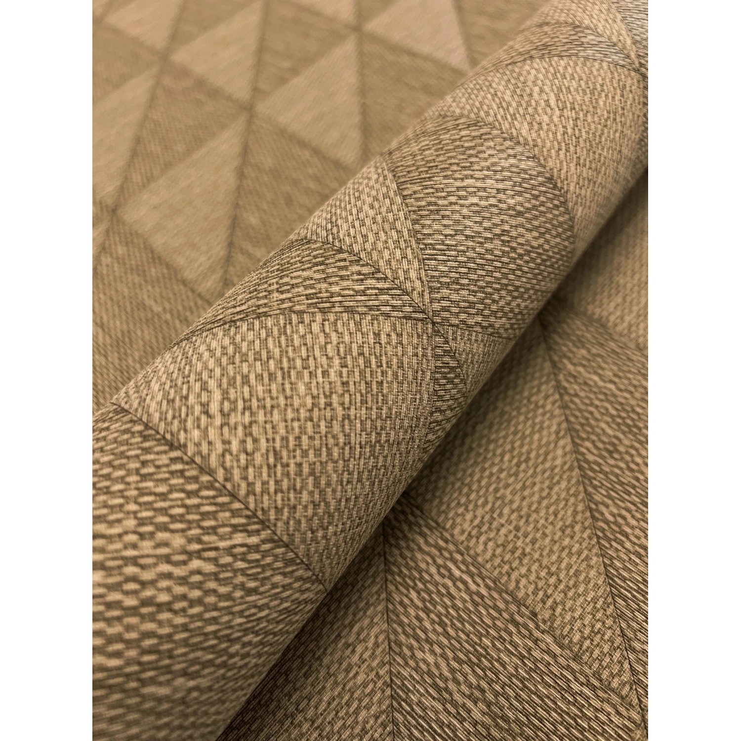 Newroom Vliestapete Makan Ocker Rauten Modern Strukturiert FSC® günstig online kaufen