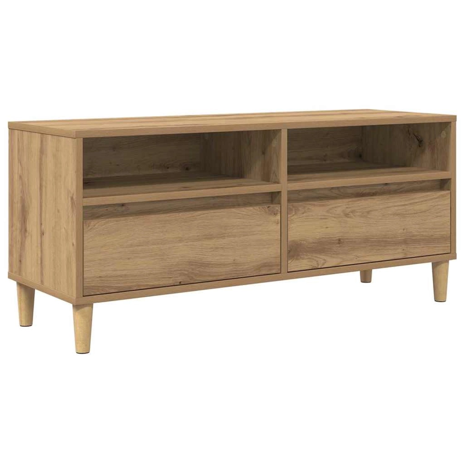 vidaXL TV-Schrank Artisan-Eiche 100 x 34,5 x 44,5 cm Holzwerkstoff 881460 günstig online kaufen