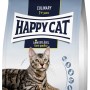 Happy Cat Culinary Adult Land Geflügel Katzen-Trockenfutter, große Kroketten für Zahnpflege.