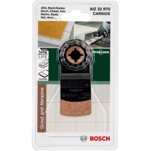 Bosch AIZ 32 RT5 Tauchsägeblatt für Multifunktionswerkzeuge, geeignet für Fugen und Fliesen.
