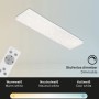 Brilo LED-Panel Frameless, 100x25cm, mit Sternenhimmel-Optik und Fernbedienung.