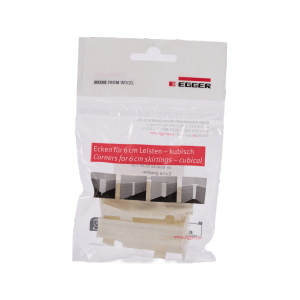 Egger Innenecken, kubisch, 6 cm, Eiche Graublau, 2er-Pack für Leisten.