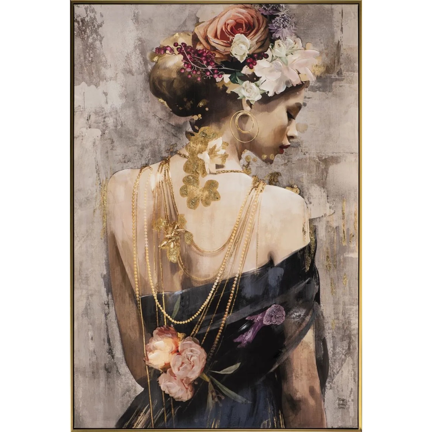 Art Universe Leinwandbild Zarte Schönheit 80 x 120 cm