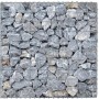 Gabiona Gabione 30x30x30 cm gefüllt mit grauen Steinen. Drahtkorb für Garten.