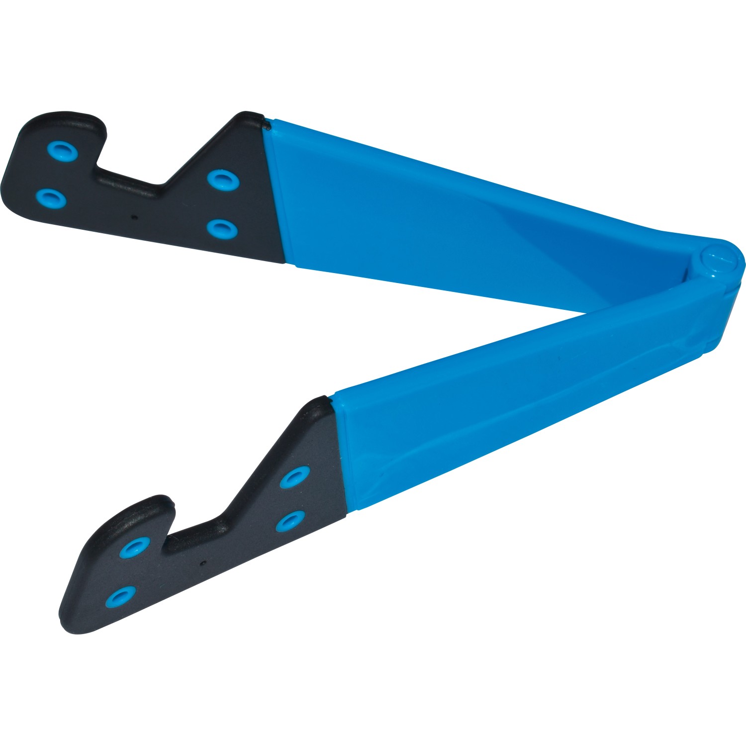 Blauer Smartphone Halter zum Aufstellen, 4-fach sortiert.