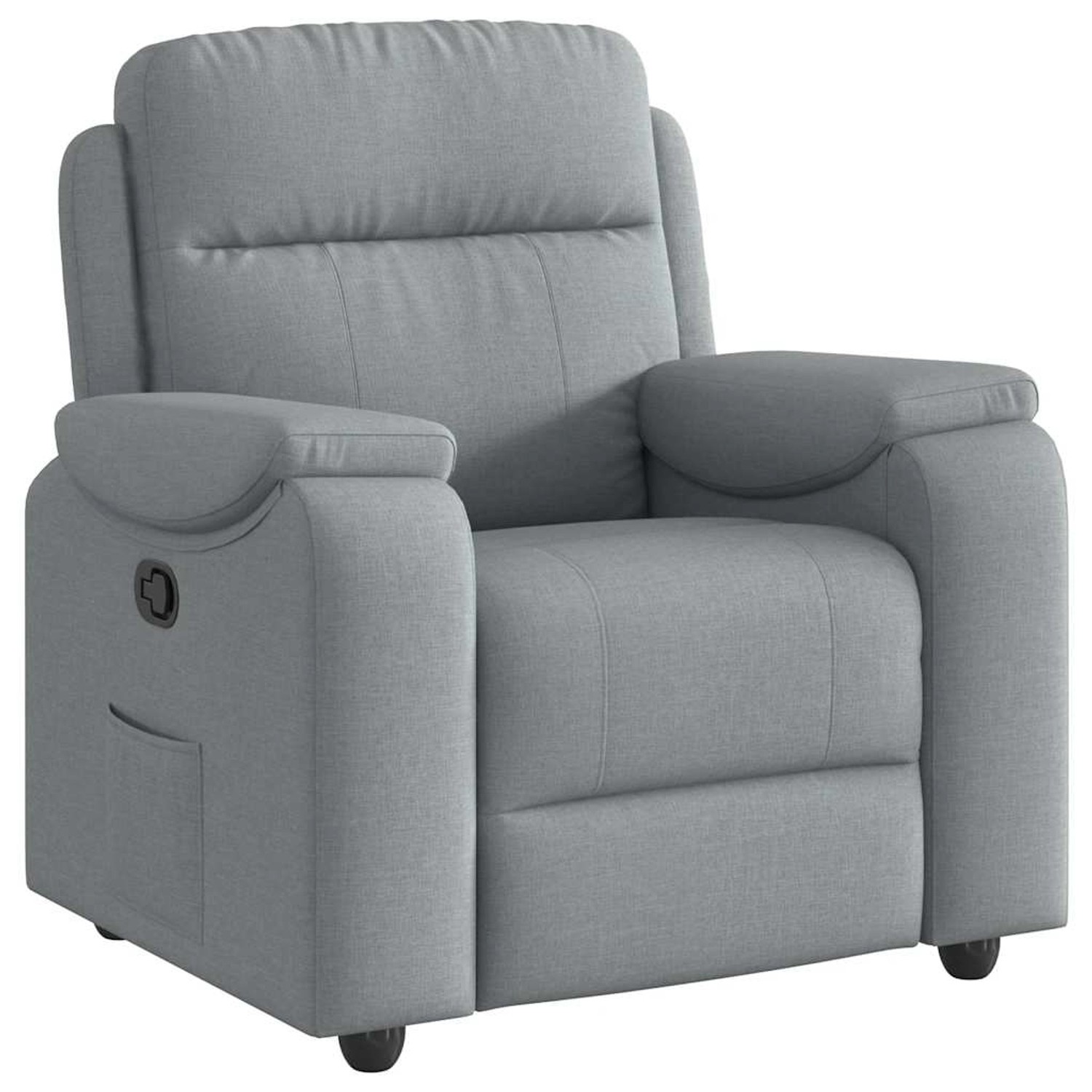 vidaXL Relaxsessel Hellgrau Stoff 4015680 günstig online kaufen