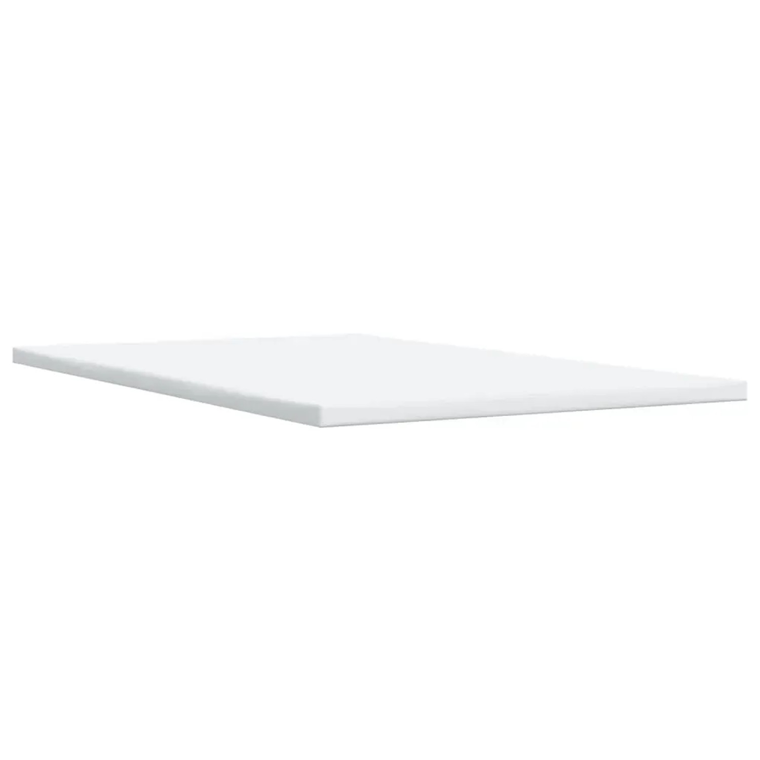 Matratzenauflage, weiß, für vidaXL Boxspringbett 120x190 cm.