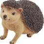 Braune Deko-Figur Igel aus Polyresin, 11x17x13cm, für Garten & Haus.