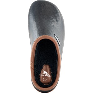 Blackfox Clog Sherbrooke, schwarzer Gartenclog mit warmem Futter, Größe 37.