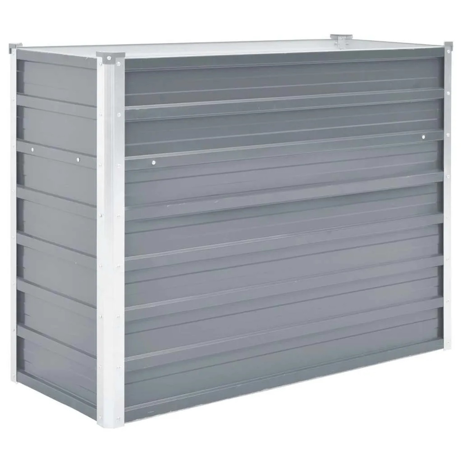 Furnicato Garten-hochbeet Verzinkter Stahl 100x40x77 Cm Grau