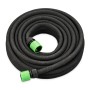 Relaxdays Tropfschlauch Gummi PVC Messing Anschlussfertig 30 m