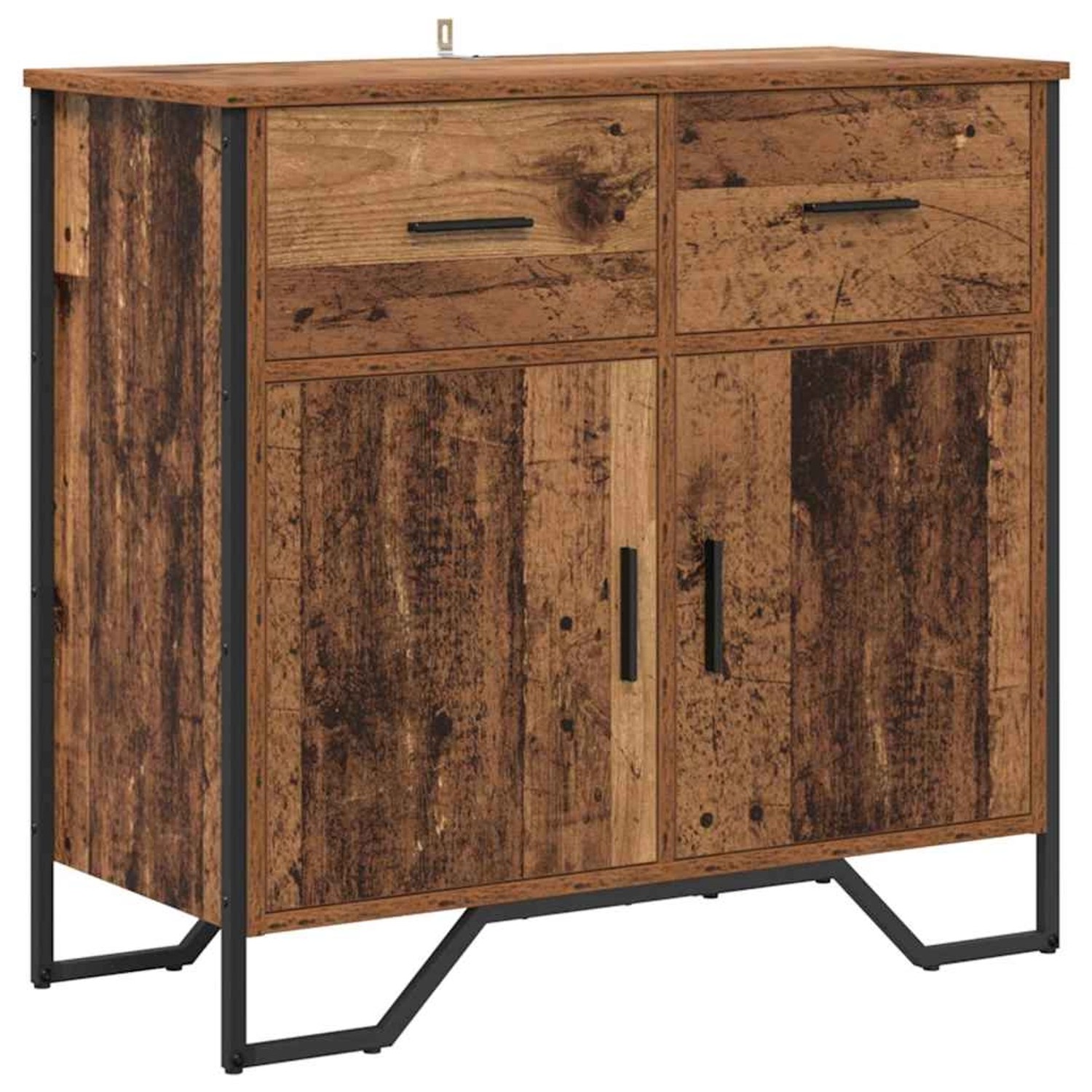 vidaXL Sideboard Altholz 79,5 x 35,5 x 74,5 cm Holzwerkstoff 883566