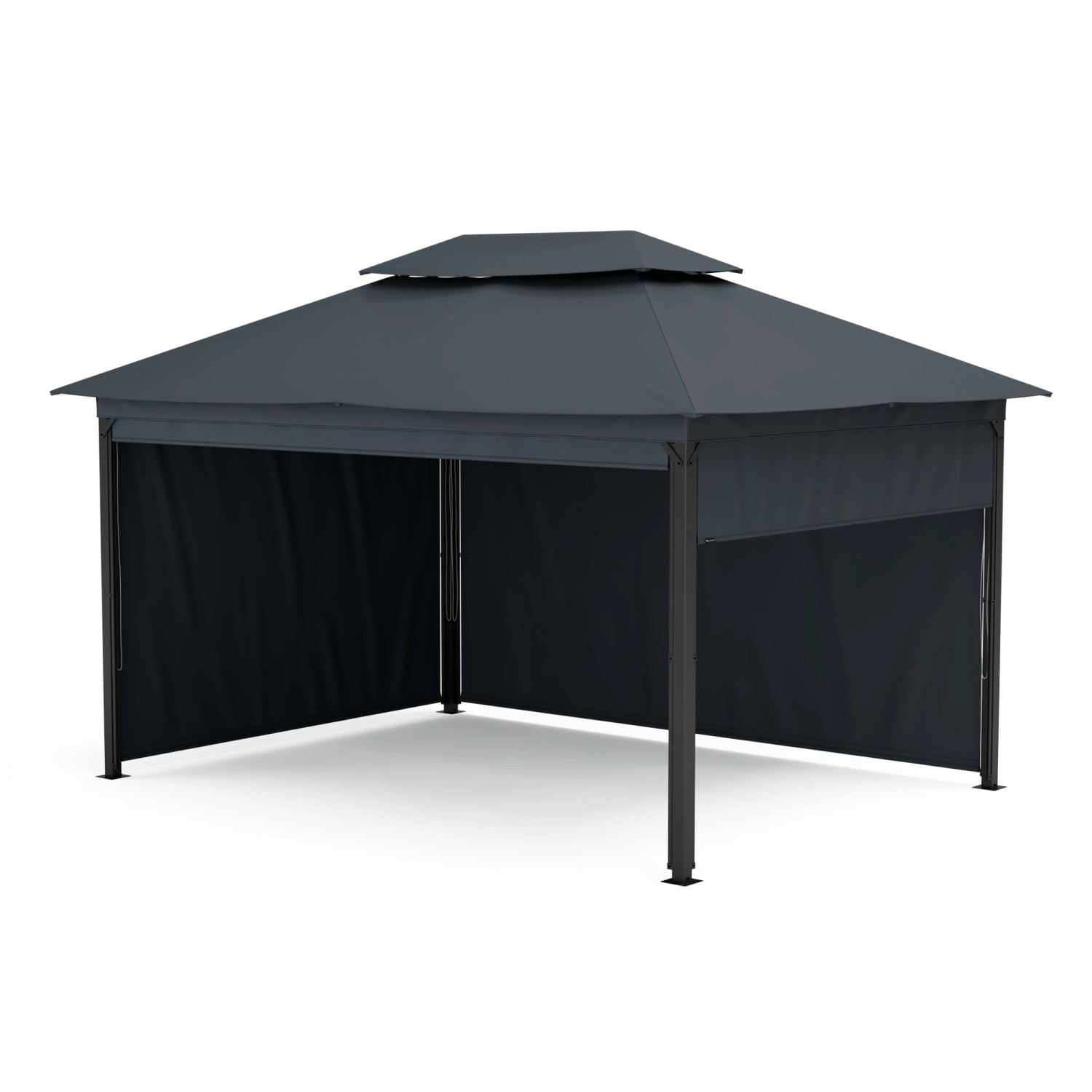 Blumfeldt Grandezza Cortina Gartenpavillon 3x4 m Wetterbeständig Pulverbesc günstig online kaufen
