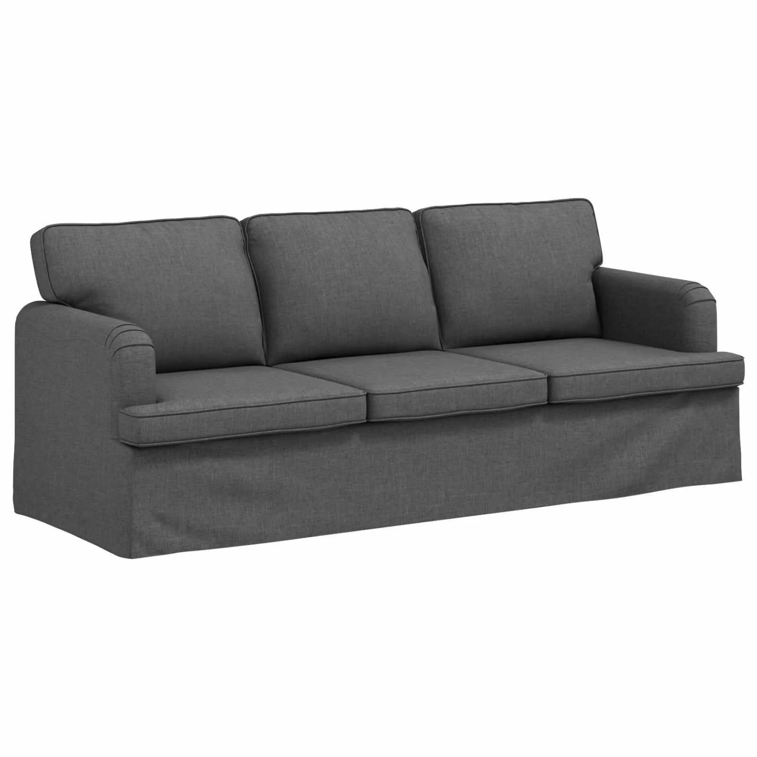 vidaXL Sofa Dunkelgrau 201 x 80 x 85 cm Stoff 42024498