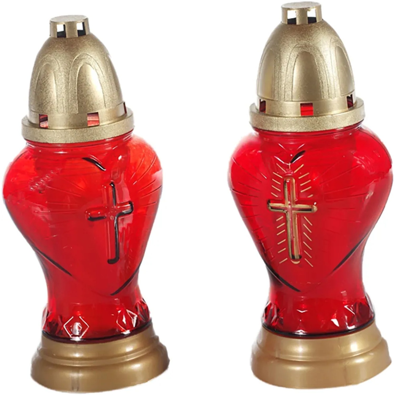 Grablampe Iglesia_B aus Glas mit Brenner