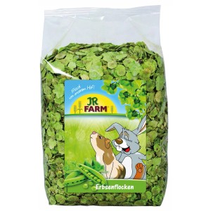 JR Farm Nagerfutter Erbsenflocken, 1kg Packung. Ergänzungsfutter für Nager.
