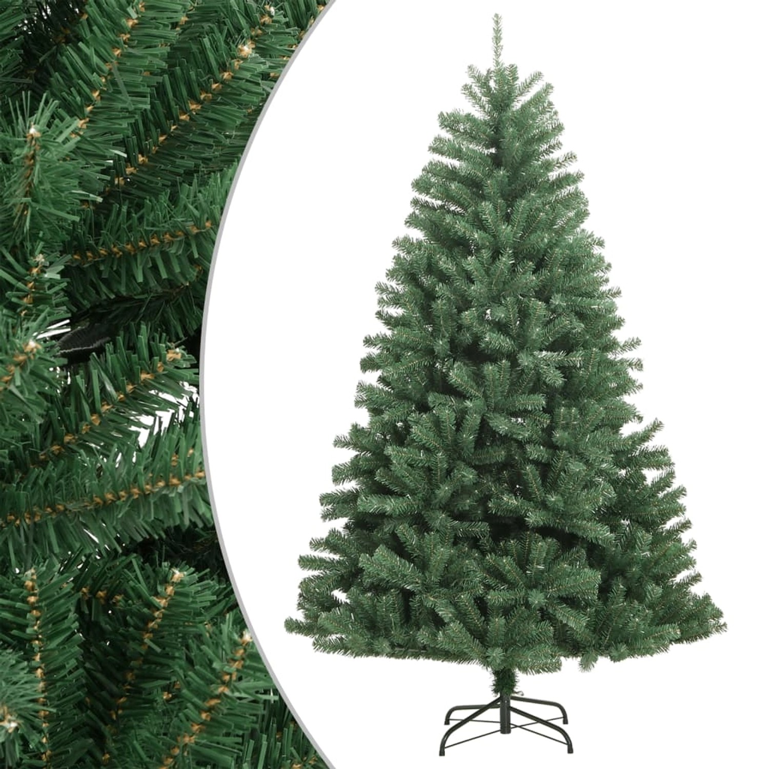 furnicato Künstlicher Weihnachtsbaum Klappbar mit Ständer Grün 120 cm