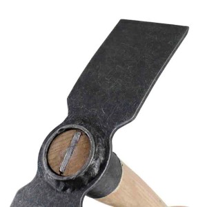 D&O Gerade Doppelhacke mit Holzstiel